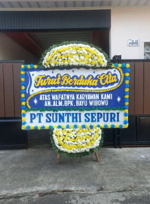 Papan Bunga Duka di Klebet